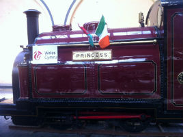 The 150-year old Princess locomotive spotted at Heuston Station. Click on photo for more.