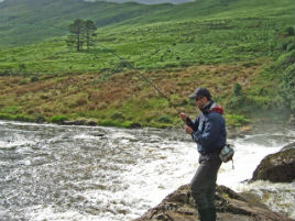 The rain has returned and salmon and trout fishing is likely to pick up again. Click on photo for more angling returns.