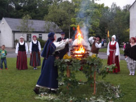 The Latvian Society 3x3 Camp which took place in Lough Lannagh village in Castlebar. Click on photo from Sanita Vecbrale.