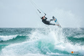 Kitesurfing off Achill Island - the West of Ireland is a mecca for water sports. Click on photo for an exciting new gallery from Robert Justynski.