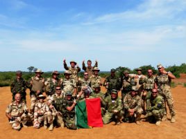 Kevin McDonald with a C'mon Mayo from Mali. Click on photo for more from Kevin.
