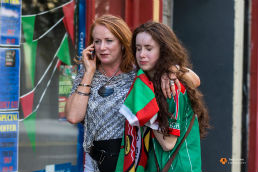 Mayo supporters in Castlebar yesterday. Click on photo for a new gallery from Robert Justynski.