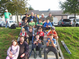 Some happy youngsters at Westport Anglers Juvenile Day held on Moher Lough. Click on photo for some near to end of season catches.