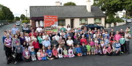 A large crowd of parents, children, families, visitors and organisers gathered in Belcarra. Click on photo for details from Tom Campbell.