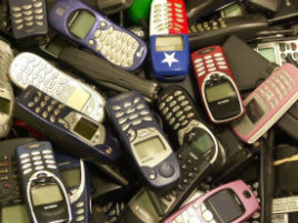 Old broken mobile phones are valuable - click on photo for the details from Johnny Oosten.