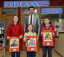 Ken Wright has the winners of the recent Shaw's colouring Competition. Click on photo for the details.