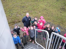 Ballyheane NS paid a visit to the Ballinacarroll Windfarm. Click on photo to check it out.