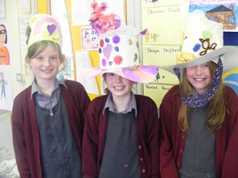 Putting on their Easter bonnets at Breaffy NS. Click on photo for a gallery of Easter bonnets!
