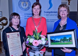 Castlebar Town Council in one of its last civic receptions welcomes the Soroptomists to Castlebar. Click on photo for more from Tom Campbell.