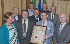 Civic reception for Fleadh Cheoil Connacht at Mayo County Council. Click on photo for more from Tom Campbell.