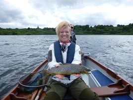 Despite low flows some excellent fishing on Lough Conn, Ballisodare and River Moy and local pike waters. Click on photo for details from Markus Muller.