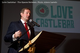 Loving Castlebar - An Taoiseach launches an innovative project to fill in the 'The Spaces Between'. Click on photo for the details from Love Castlebar.