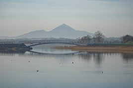 Photographs of a chilly Mall and Lough Lannagh looking towards Croagh Patrick taken this morning. Click on photo to view.