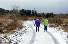 Jason Nolan ventured out into the snow around Sarnaught - click above to check out his video.