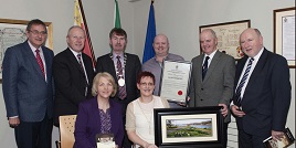 Tom Campbell was at the civic reception for the members of Castlebar Pantomime. Click on photo for more details.