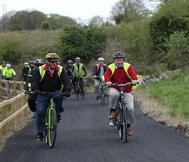 An Taoiseach, Enda Kenny, and Minister Michael Ring on the inaugural cycle on the new Castlebar to Turlough Greenway. Click on photo for more from yesterday's event.