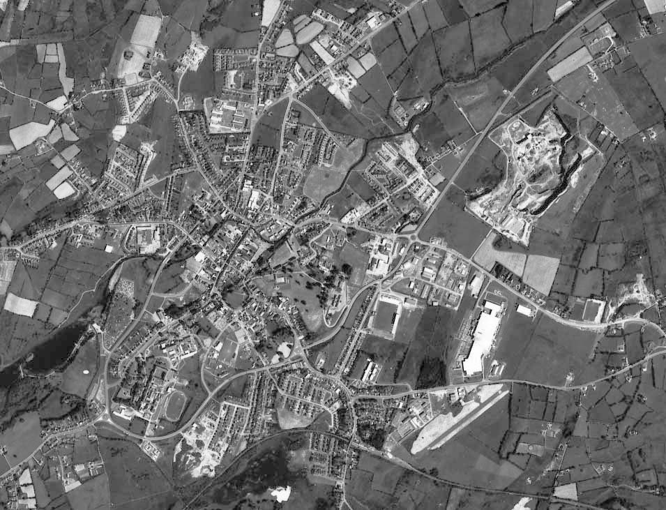 castlebar 1995 from the air