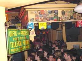 Crowds in the Irish House during the Blues Festival