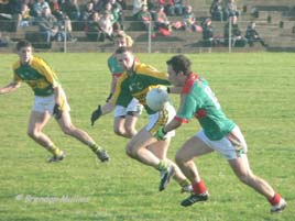 Some great action photos from yesterday's big match at McHale Park from Brendan Mullins.