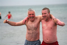 Another chilly Christmas Day swim photo. Click for details from Chris Reilly.