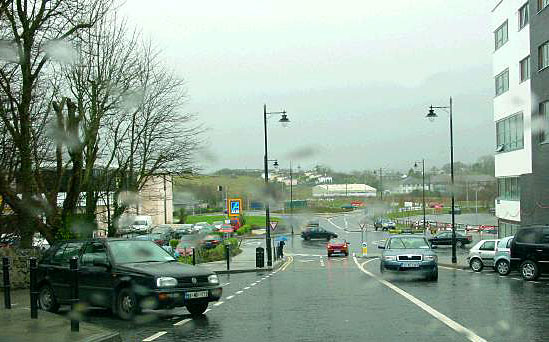 Looking down to the new Aldi/Tesco/Argos roundabout