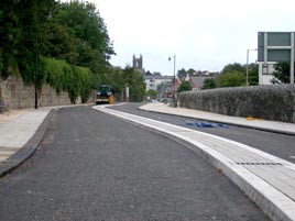 The new Barracks Bridge is almost ready for use. 