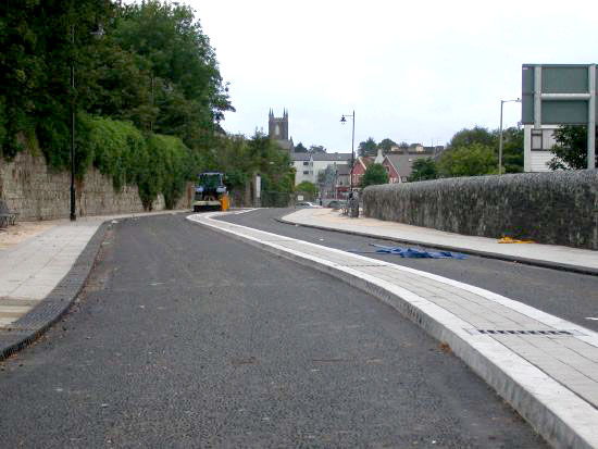 The new "bridge" at Barracks Bridge 