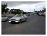 Approaching the new roundabout