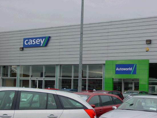 Casey Autoworld are located in the old Volex plant on the Breaffy Road