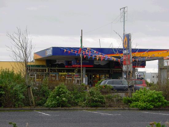 Mulroy's petrol station on the Breaffy Road.