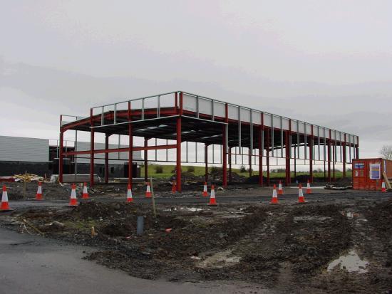 The Airport Industrial Estate is still under construction with a few units occupied to date.