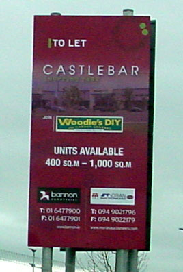 Described as 'Castlebar Shopping Park' it will almost certainly be known as the Airport Industrial Estate?