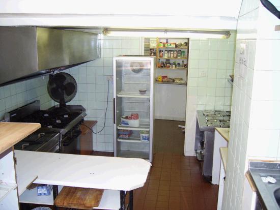 Overview of Humbert Inn's kitchen. 