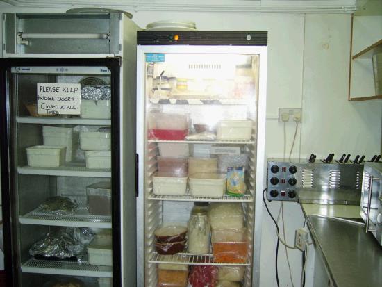 Fridges from where many a fine dinner began.