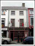 Front faade of Castlebar's historic Humbert Inn. 