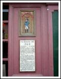 Plaques front of Humbert Inn commemorating 1798. (The lower plaque 'disappeared' from the building on the night of 12/13 September 2006).