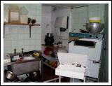 Preparation area of Humbert kitchen.