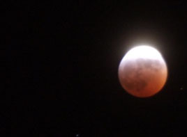 Gerry Ryder caught the moon eclipse last Saturday night in a crystal clear sky over Castlebar. Click on photo.