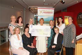 Network Mayo presenting a cheque to Mayo Women Support Services. Click photo for the latest news from Network Mayo.