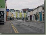 The view from the end of Cavendish Lane opposite Dunnes looking left