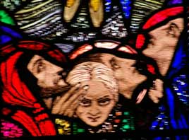Frank Cawley photographed Harry Clarke's stained glass windows in Ballinrobe Catholic Church. Click photo for more.