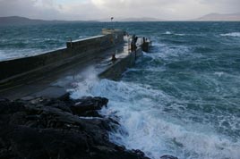 Roonagh Pier - click on photo for more March marine madness from Frank Cawley.
