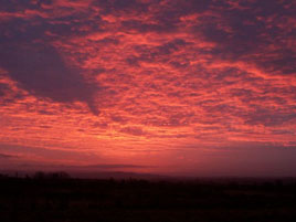 Bernard Kennedy captured this glorious sunrise on the first day of spring. Click photo for more scenic photos.