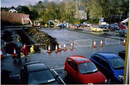 An archaeological dig in the Credit Union Car Park. Click photo for lots more from around Castlebar by Jack Loftus.
