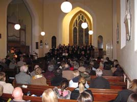Photo of last Friday's concert in aid of the Chernobyl Childrens Project. Click photo for details from Jack Loftus.

