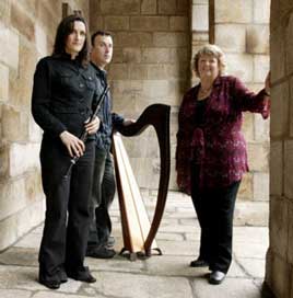 Traditional Harp and Flute at the Linenhall. Click photo for details.