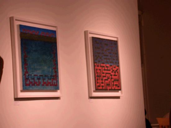 The Gavin Hogg exhibition graced the walls of the Linenhall gallery at the Launch of "Time to Write" by Linenhall Writers 2001-2004 Edited by JeanTuomey and Geraldine Mitchell. The book is a collection of prose and poetry written by writers who have worked with Jean Tuomey in creative writing groups. 26 Nov 2004.