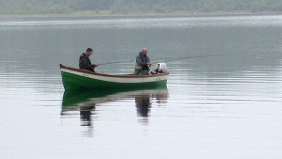 Anglers on Lough Conn