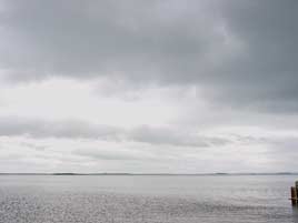 Lake and Sky: looking southwest from Tourmakeady Side of Lough Mask