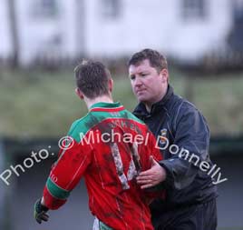 Congratulations from one Ray to another. Michael Donnelly captured the action at the Mayo Minors game versus Roscommon. Click photo for more.